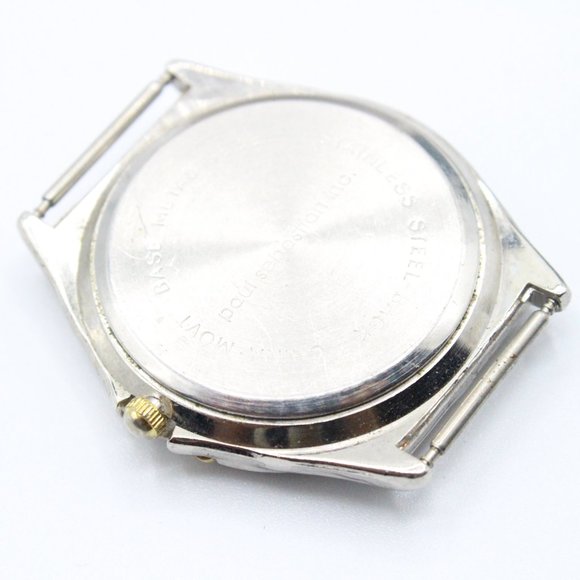 Vintage Paul Sebastian Classic Retro Wrist Quartz Silver & Gold Watch 90's - Picture 4 of 5